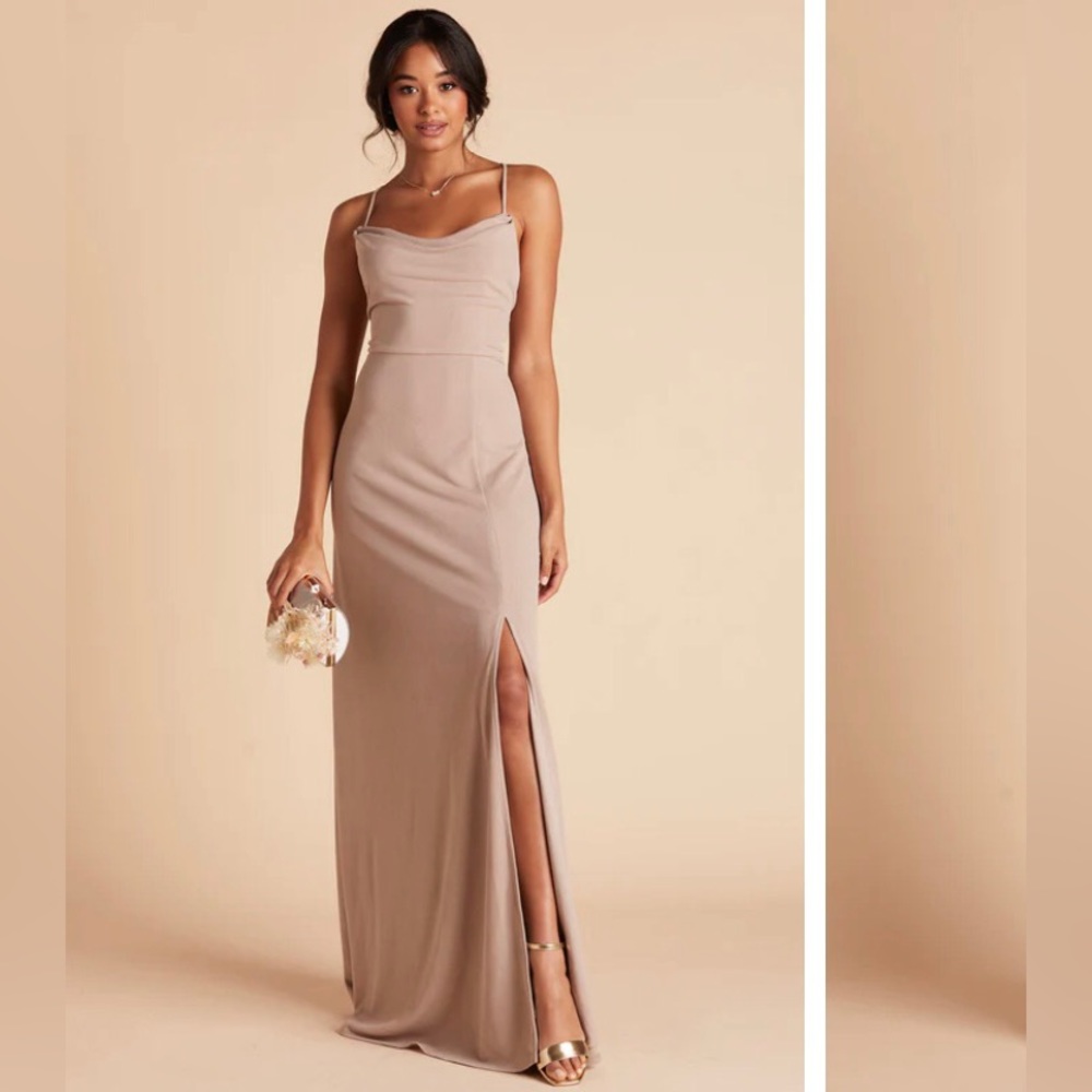 Brand New Birdy Grey Ash Crepe Dress